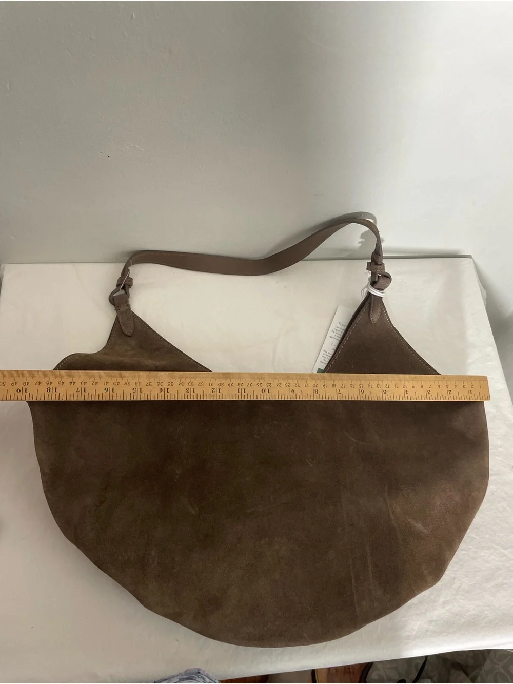 VIOLA CASTELLANI Brown Suede Hobo with Pouch NWT